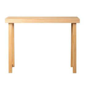 43.3 Inch Solid Wood Console Table for Entryway, Sofa Table Narrow Entryway Table for Hallway, Behind The Couch, Living Room, Foyer, Wood Color