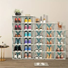 9-Layer Vertical Shoe Rack – Space-Saving Stackable Shoe Organizer for Entryway, Closet, Dorm, Bathroom – Easy Assemble Plastic Shoe Shelf