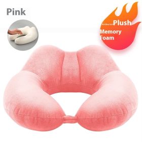 U-shape Pillow Pp Cotton Memory Foam (Option: Watermelon Red Memory Foam-U Pillow)