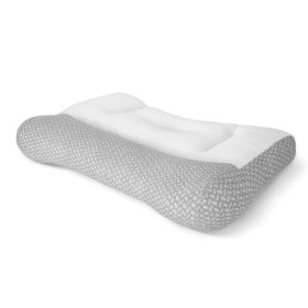 2Pcs Or 1Pcs Option Ergonomic Bed Pillow Breathable Mesh Pillow For Neck Support Dual Height Design Down Alternative Pillow For Side Back Sleeper (Option: Low Pillow-1Pcs)
