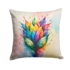 Seeds of Equality Pride Throw Pillow Machine Washable, Indoor Outdoor Decorative Pillow for Couch, Bed or Patio, 14Hx14W (Option: default)