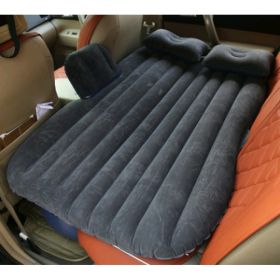Car Inflatable Bed (Option: Black blocked)