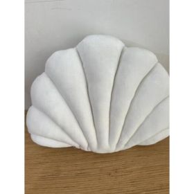 Simulation Shell Pillow Cushion Doll Nap Pillow (Option: White-S)