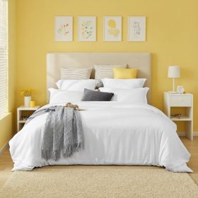 2-Pack White & Pink 3-Piece Bohemian Bedding Sets.Crafted From Durable, Abrasion-resistant Fabric That Maintains Exceptional Softness For Comfort (Option: 2pcs-White-K)