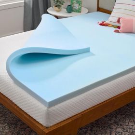 Mattress Cover, Gel Mattress Cover, Suitable For Beds, Sofas, Rvs, Blue, 3 Inches (Option: QUEEN)